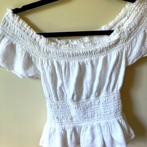White blouse s.. Abercrombie